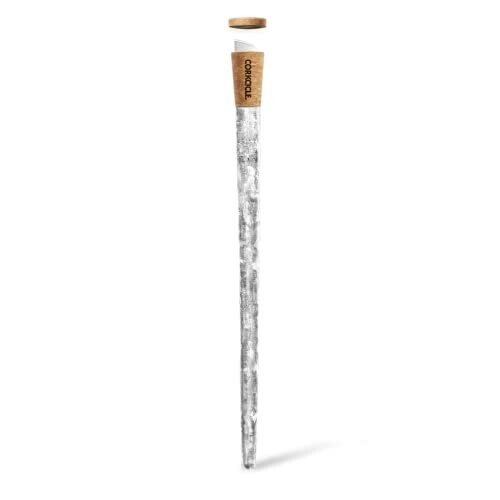 Corksicle wine bottle chiller stick with cork top