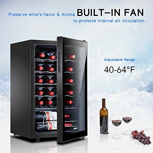 24 Bottle Compressor Wine Cooler